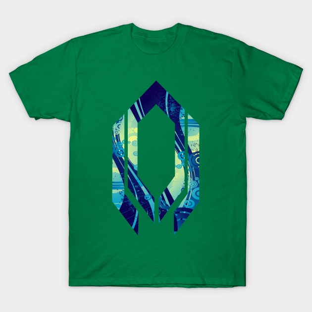 Blue Wave T-Shirt by Gsweathers